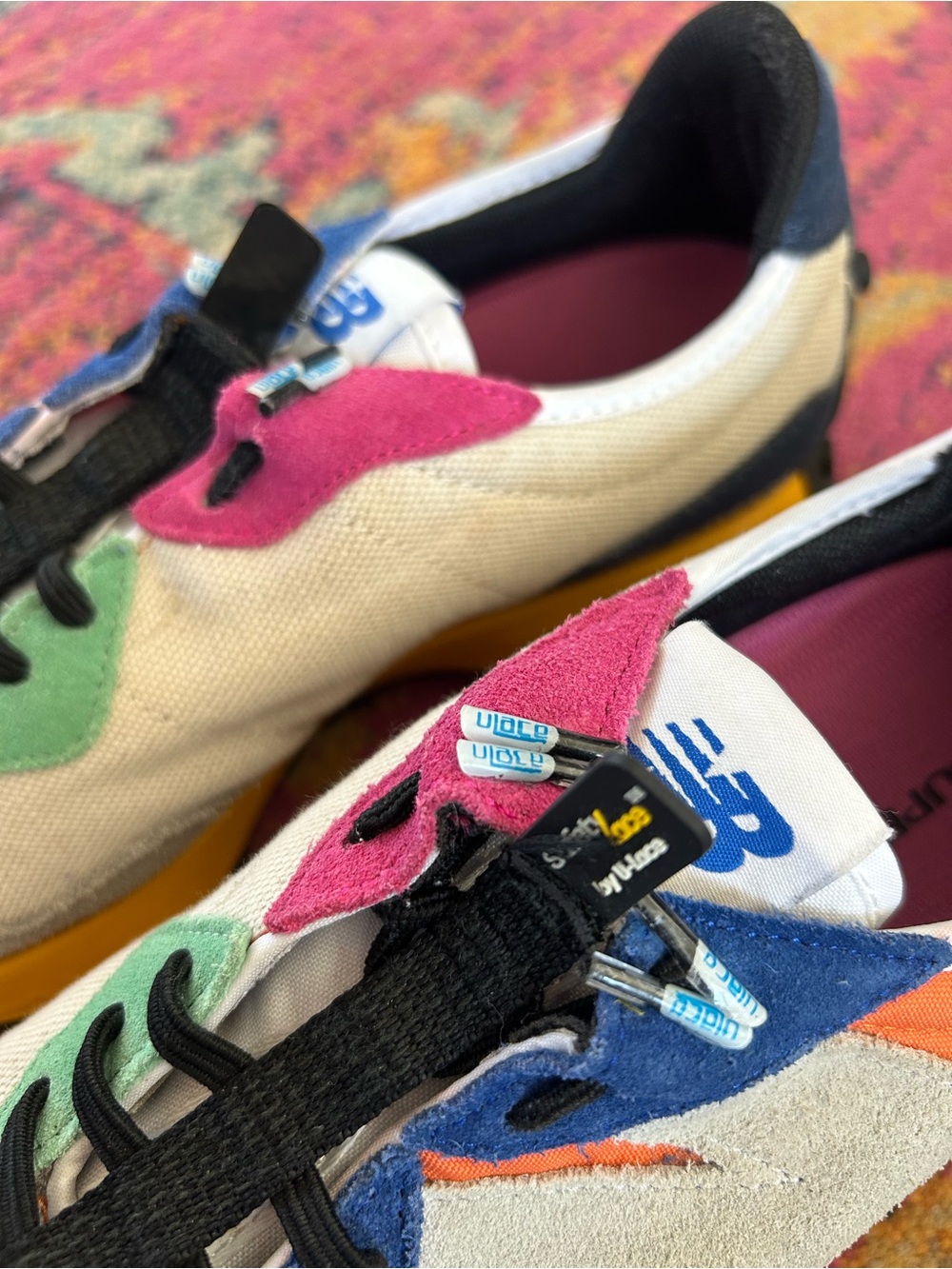 New Balance | Men’s 327 Multicolor Suede/Canvas Dejonte Murray Sneakers Size 7.5 - Picture 9 of 14